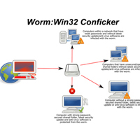 Sâu máy tính nguy hiểm nhất 2009 tái xuất vào 1/4