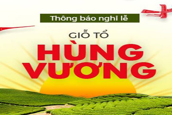 TAKO THÔNG BÁO LỊCH NGHỈ LỄ GIỖ TỔ HÙNG VƯƠNG 2019