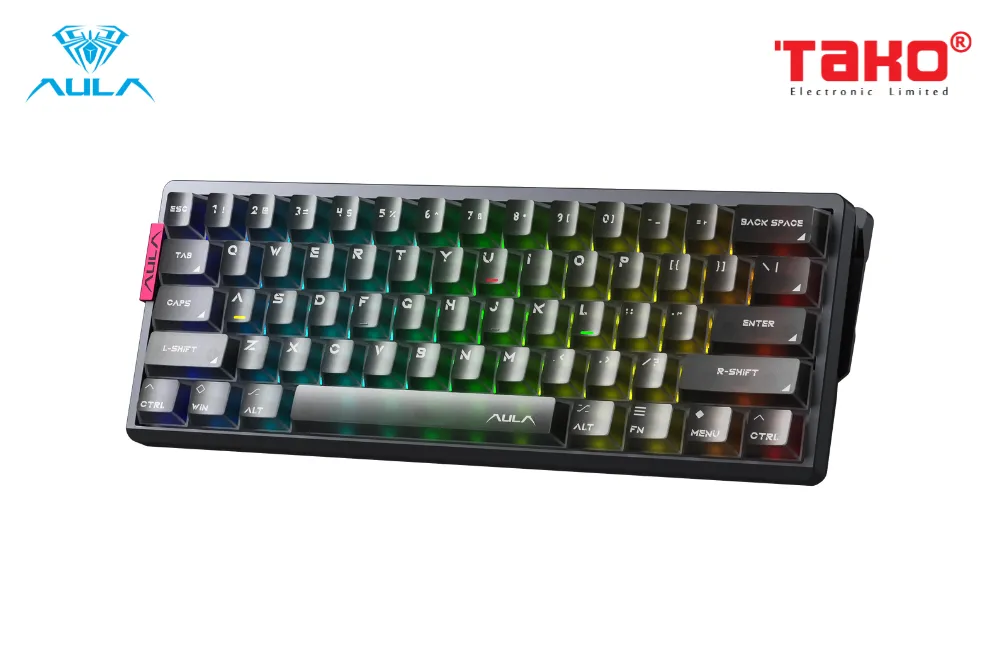 AULA AG60 PRO (4487) BÀN PHÍM CƠ GAMING CÓ DÂY (Phiên bản màu Xám/ Aether magnetic switch - Rapid trigger) 3