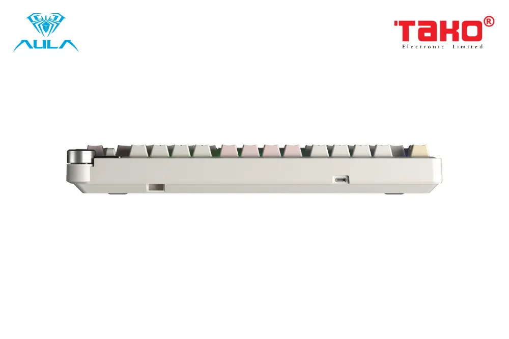 AULA AU75 (3374) BÀN PHÍM CƠ GAMING 3 MODE (Phiên bản màu Hồng + be + vàng/ Bloomfield switch) 4