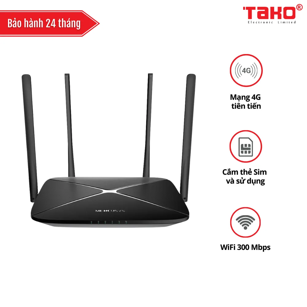 MB115-4G Bộ định tuyến không dây N 4G LTE 300 Mbps