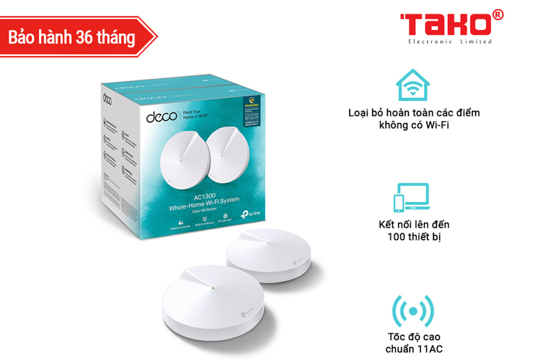 Bộ phát wifi cho nhà 5 tầng DECO-M5