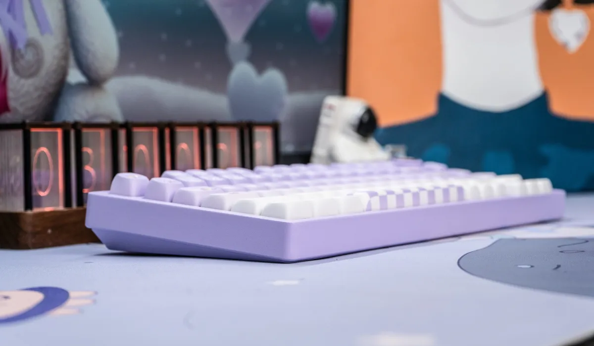 LEOBOG Hi75 BÀN PHÍM CƠ GAMING CÓ DÂY (Phiên bản màu tím trắng/ Magic/ Nimbus V3 switch)