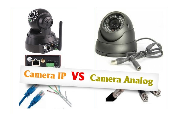 Cap camera ip va cap analog